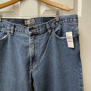 Izod Men's Classic Fit Straight Leg‎ Jeans 38X32 Medium Blue New With Tags